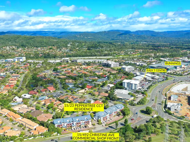 Second view of Homely townhouse listing, 15/23 Peppertree Circuit, Robina QLD 4226
