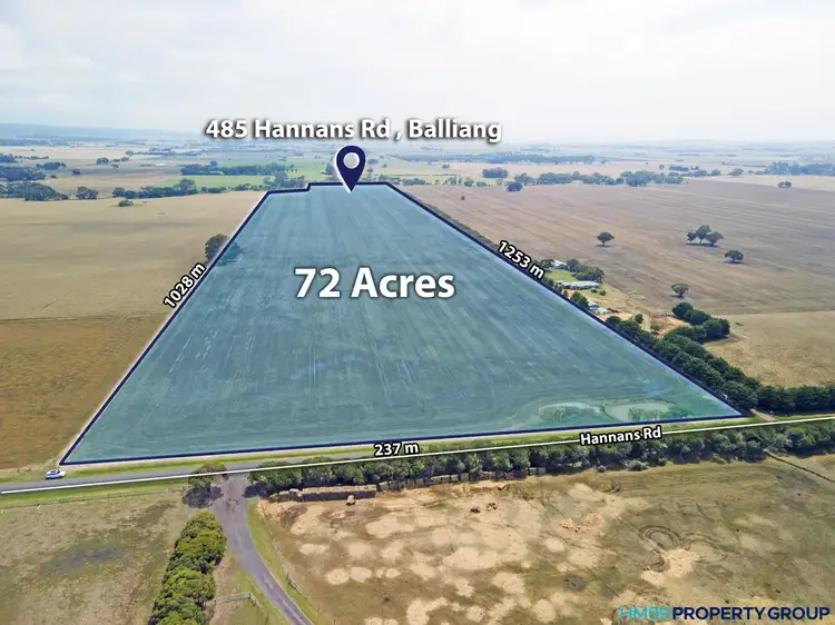 Third view of Homely land listing, 485 HANNANS ROAD, Balliang VIC 3340