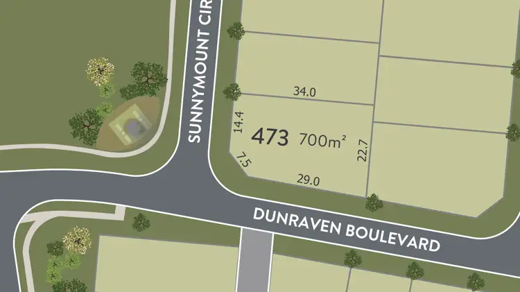 Main view of Homely land listing, Lot 473 Sunnymount Circuit, Bohle Plains QLD 4817