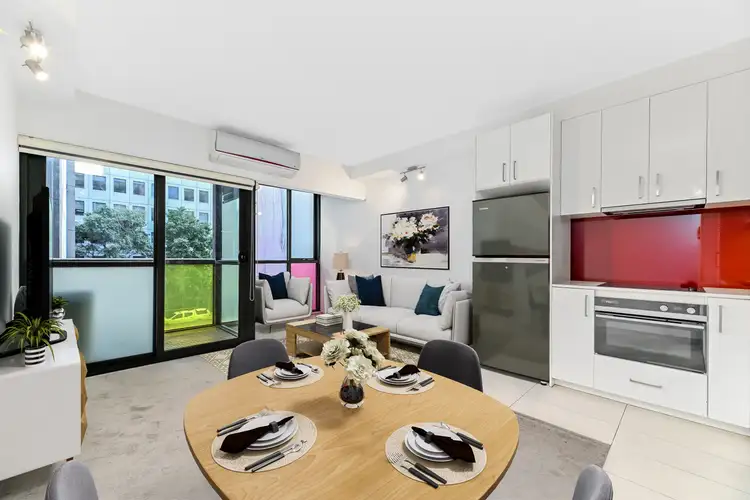 Second view of Homely apartment listing, 205/18 Russell Place, Melbourne VIC 3000