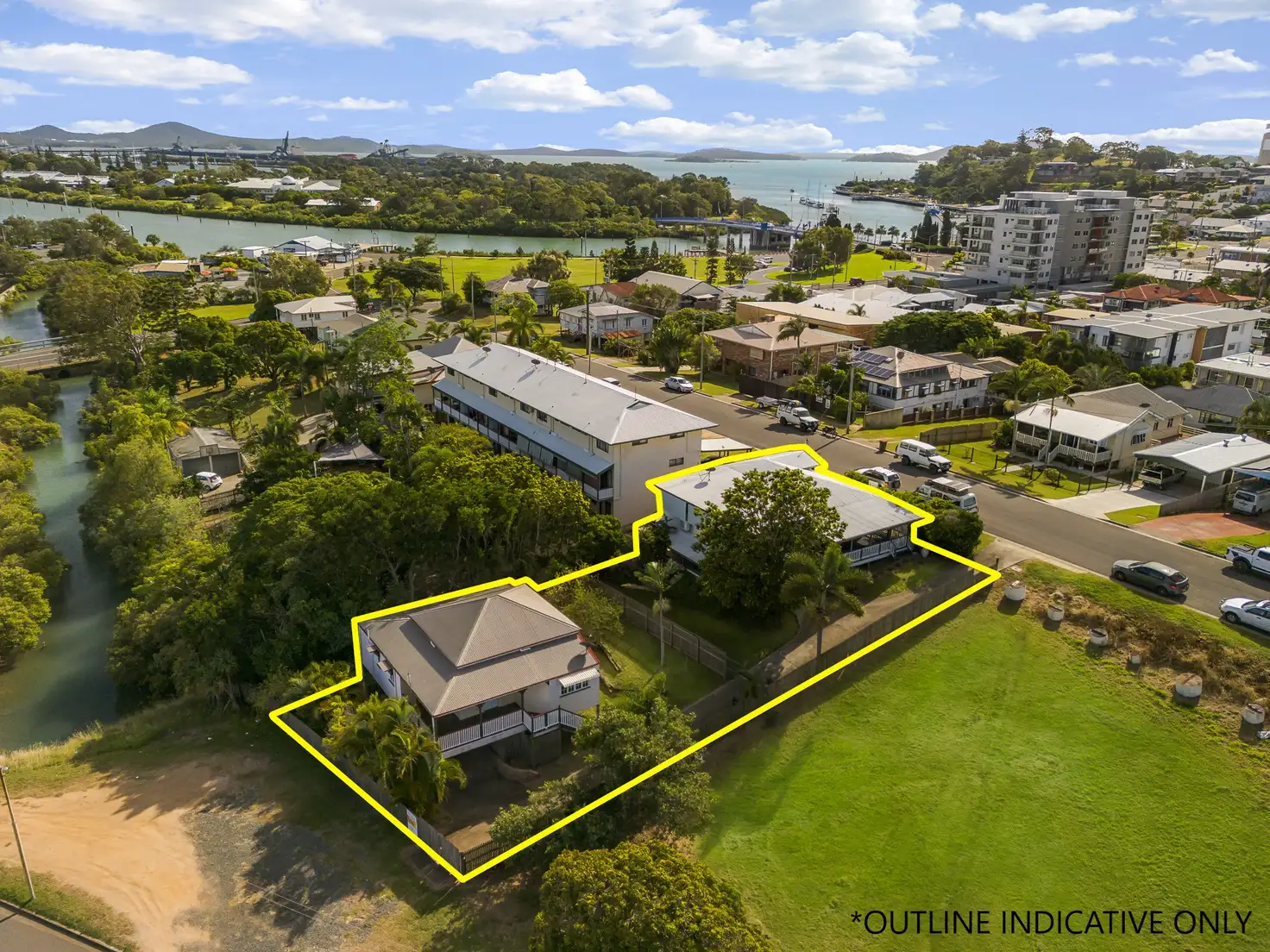 Main view of Homely semi-detached listing, 1/13 Rollo Street, Gladstone Central QLD 4680