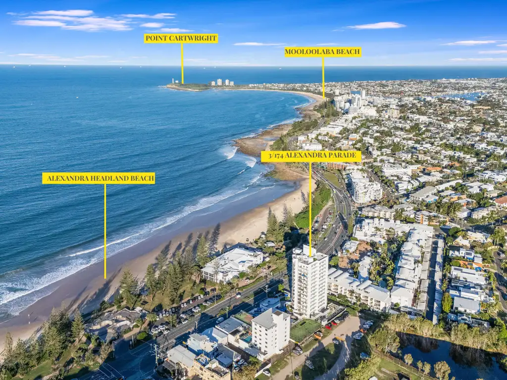 Main view of Homely unit listing, 3/174 Alexandra Parade, Alexandra Headland QLD 4572