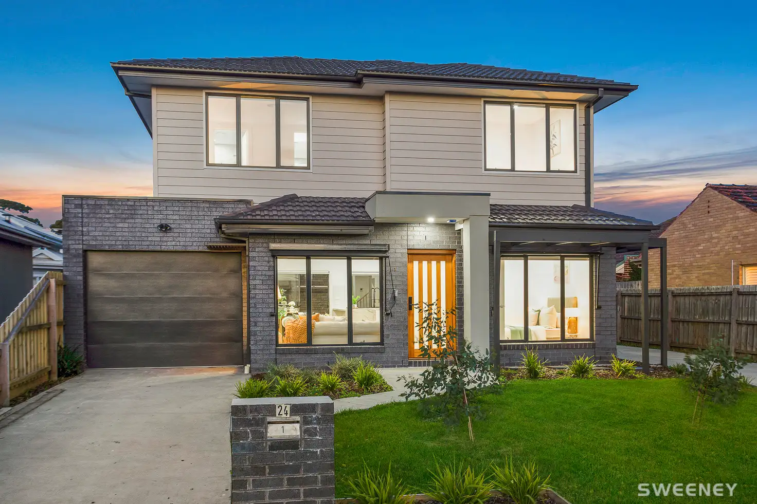 Main view of Homely townhouse listing, 1/24 Thorpe Street, Newport VIC 3015
