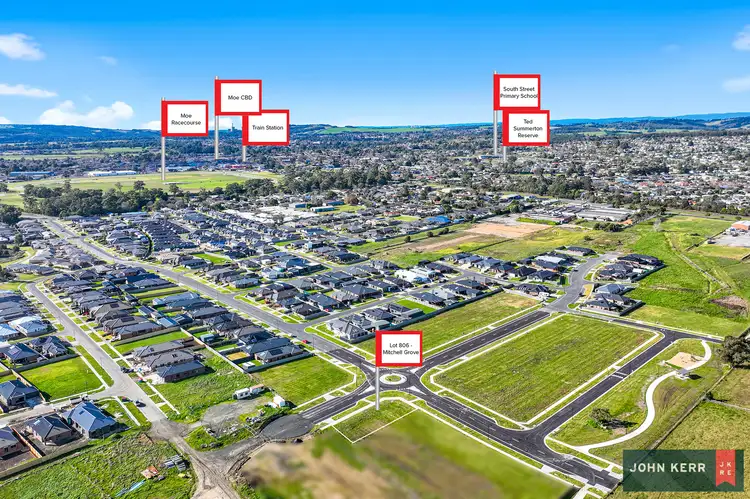 Main view of Homely land listing, 74 (Lot 806) Discovery Boulevard, Moe VIC 3825