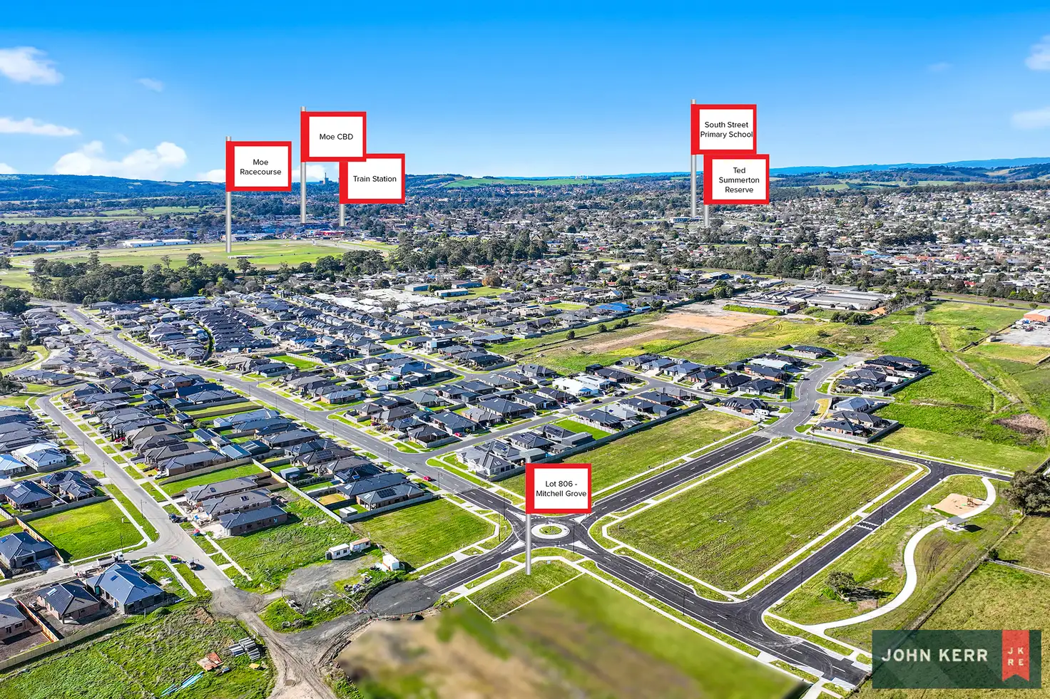 Main view of Homely land listing, 74 (Lot 806) Discovery Boulevard, Moe VIC 3825