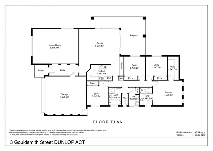 Second view of Homely house listing, 3 Gouldsmith Street, Dunlop ACT 2615