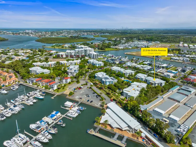 Second view of Homely apartment listing, 213/66 Sickle Avenue, Hope Island QLD 4212