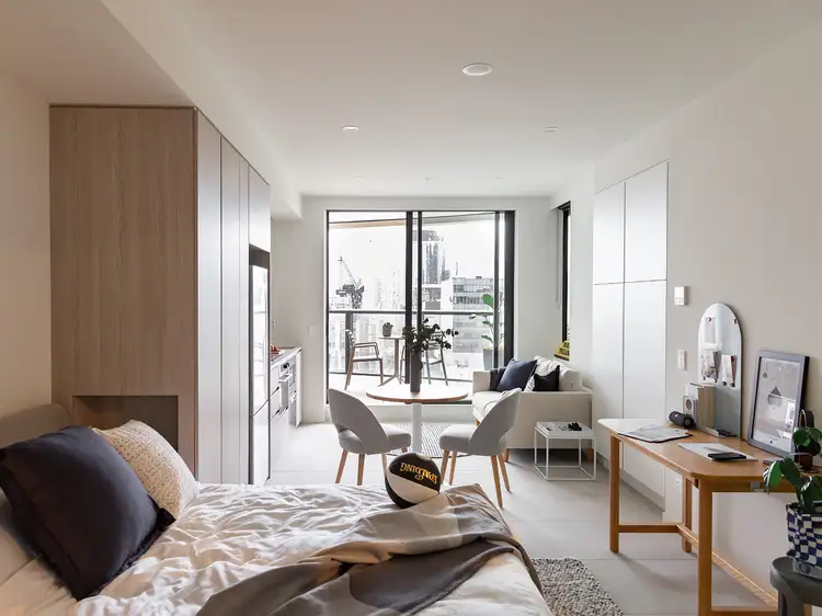 Main view of Homely apartment listing, 2203-4/101 Therry St, Melbourne VIC 3000