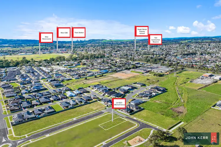 Main view of Homely land listing, 4 (Lot 820) Wellington Street, Moe VIC 3825