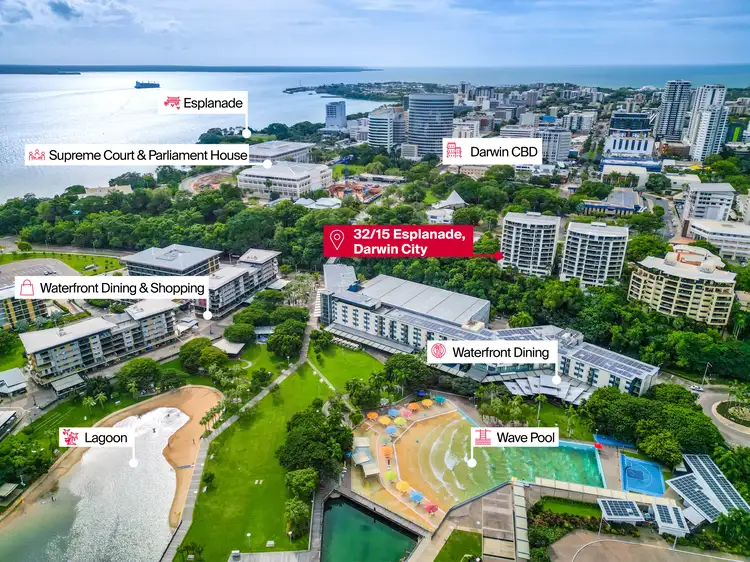 Main view of Homely apartment listing, 32/15 Esplanade, Darwin City NT 800