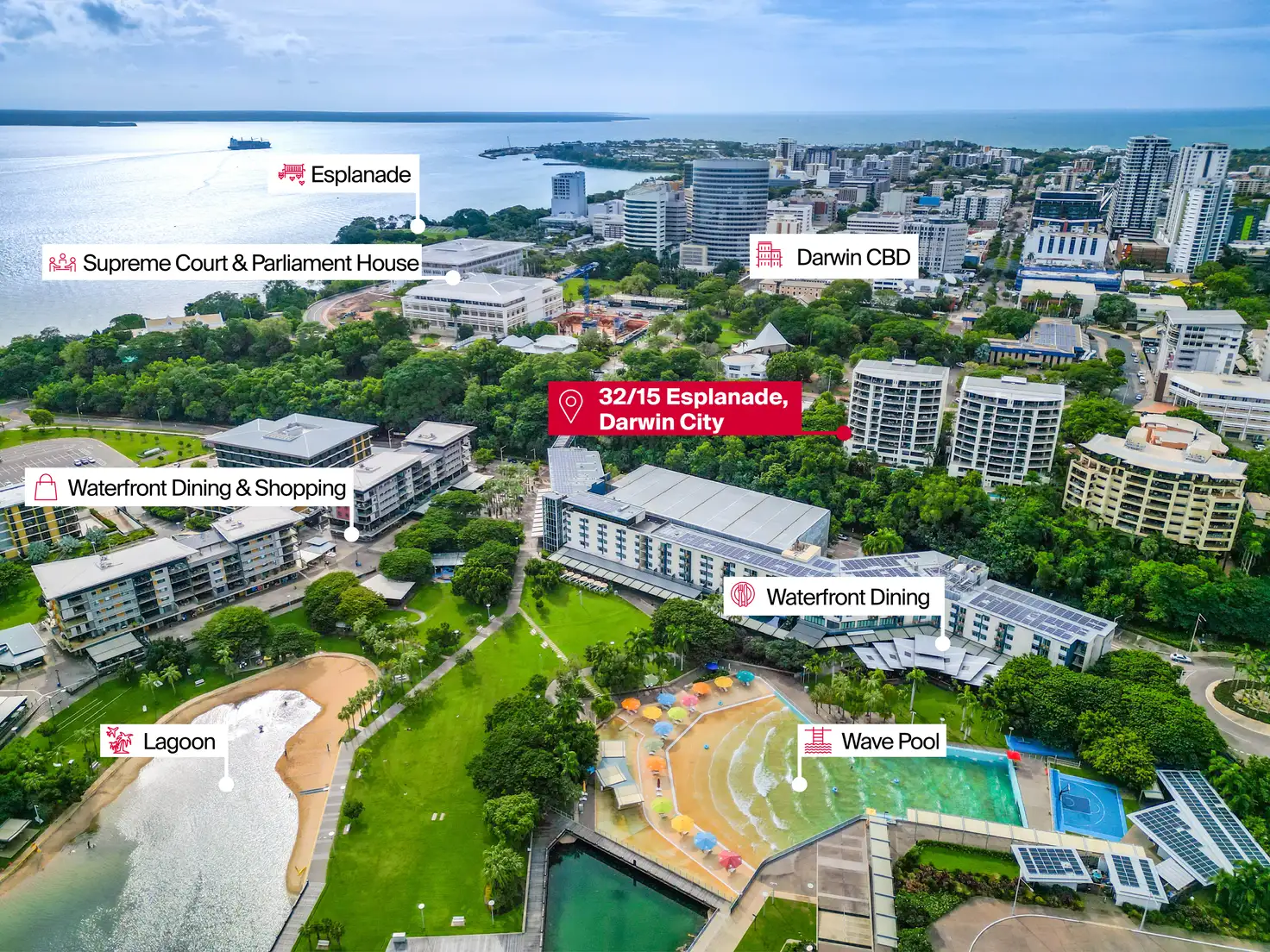 Main view of Homely apartment listing, 32/15 Esplanade, Darwin City NT 800