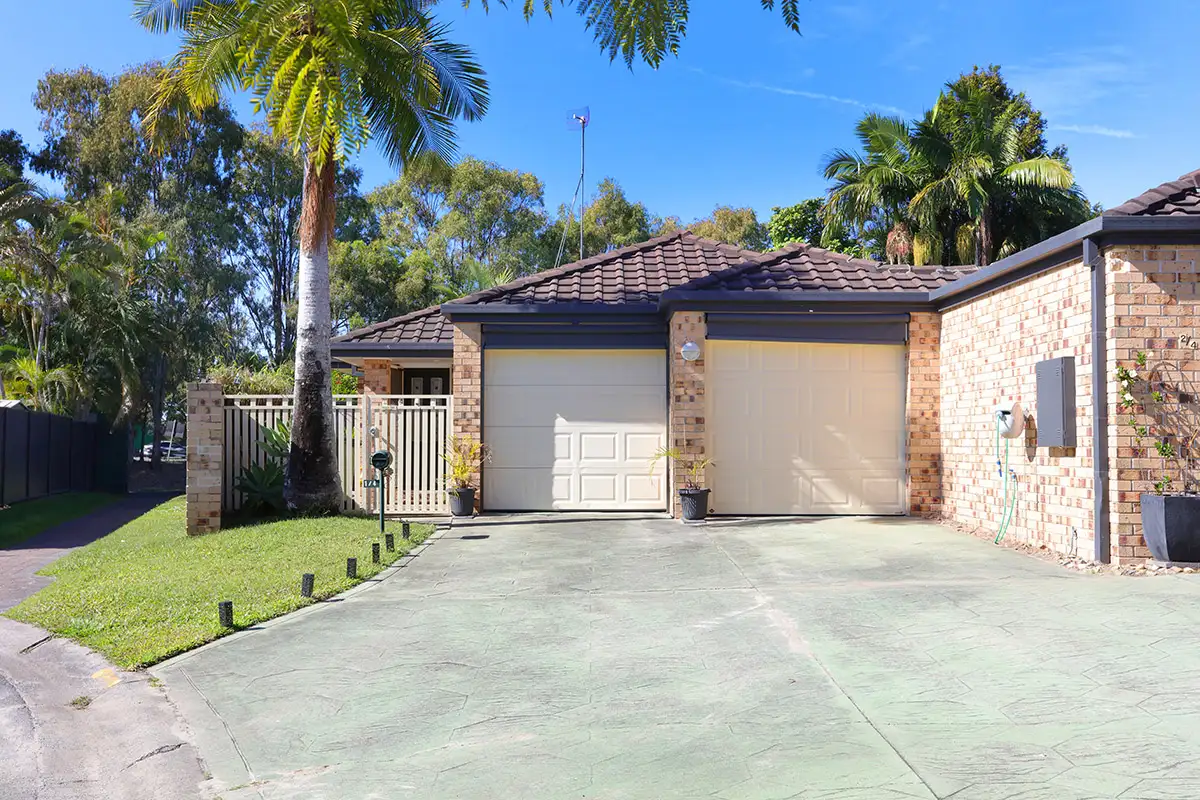 Main view of Homely semi-detached listing, 1/4 Northwestern Court, Varsity Lakes QLD 4227