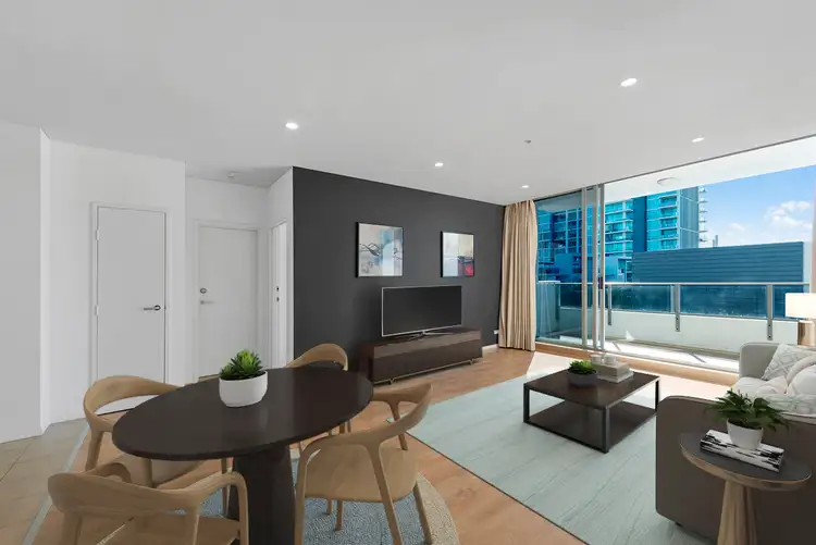Second view of Homely apartment listing, 608/6 Aqua Street, Southport QLD 4215