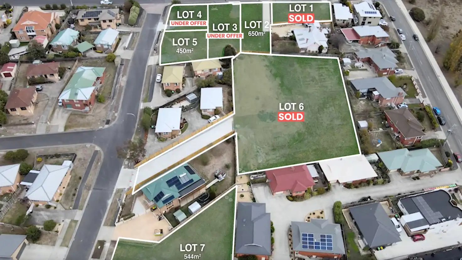 Main view of Homely land listing, 3A Aquila Street, Glenorchy TAS 7010