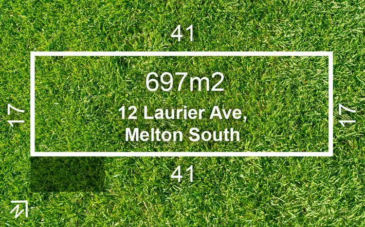 Main view of Homely land listing, 12 Laurier Avenue, Melton South VIC 3338