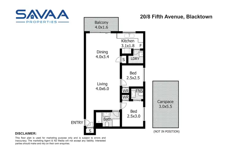 Seventh view of Homely apartment listing, 20/8-10 Fifth Avenue, Blacktown NSW 2148