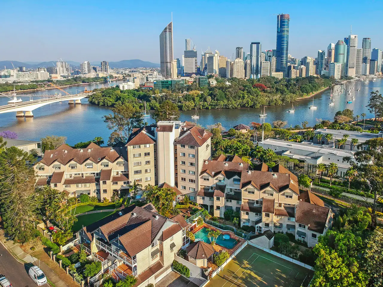 Main view of Homely apartment listing, 38/236 River Terrace, Kangaroo Point QLD 4169