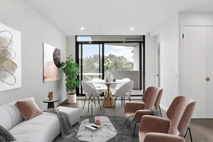 Second view of Homely apartment listing, 208/88 Mt Alexander Road, Travancore VIC 3032