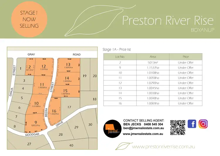 Third view of Homely land listing, Stage 1A Preston River Rise, Boyanup WA 6237