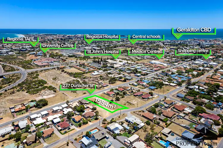 Main view of Homely land listing, 237 Durlacher Street, Geraldton WA 6530