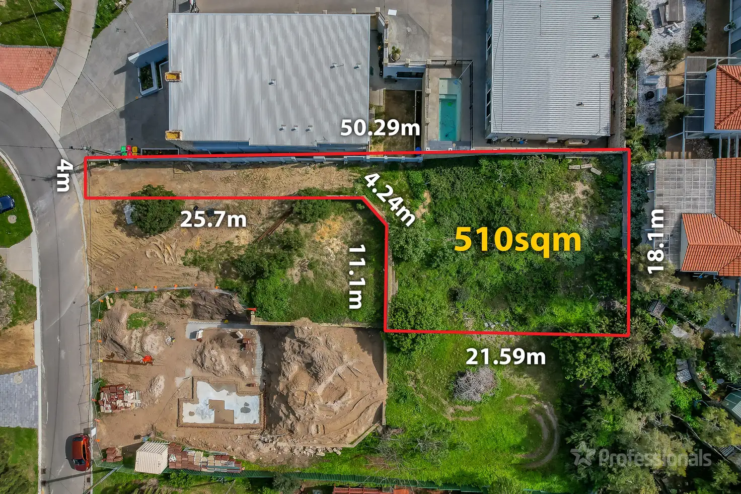 Main view of Homely land listing, 8B Cameron Street, Quinns Rocks WA 6030