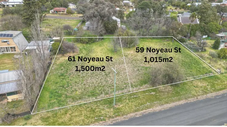 Main view of Homely land listing, 59 & 61 Noyeau Street, Woodstock NSW 2793
