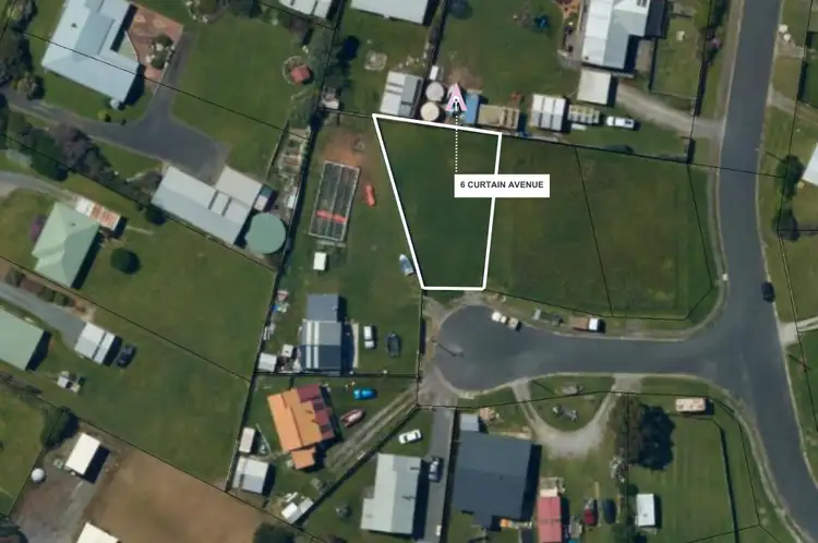 Main view of Homely land listing, 6 Curtain Avenue, Currie TAS 7256