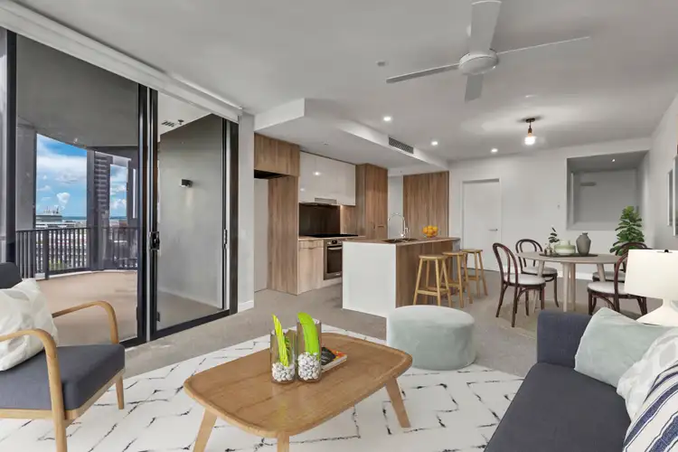 Second view of Homely apartment listing, 1409/550 Queen Street, Brisbane City QLD 4000