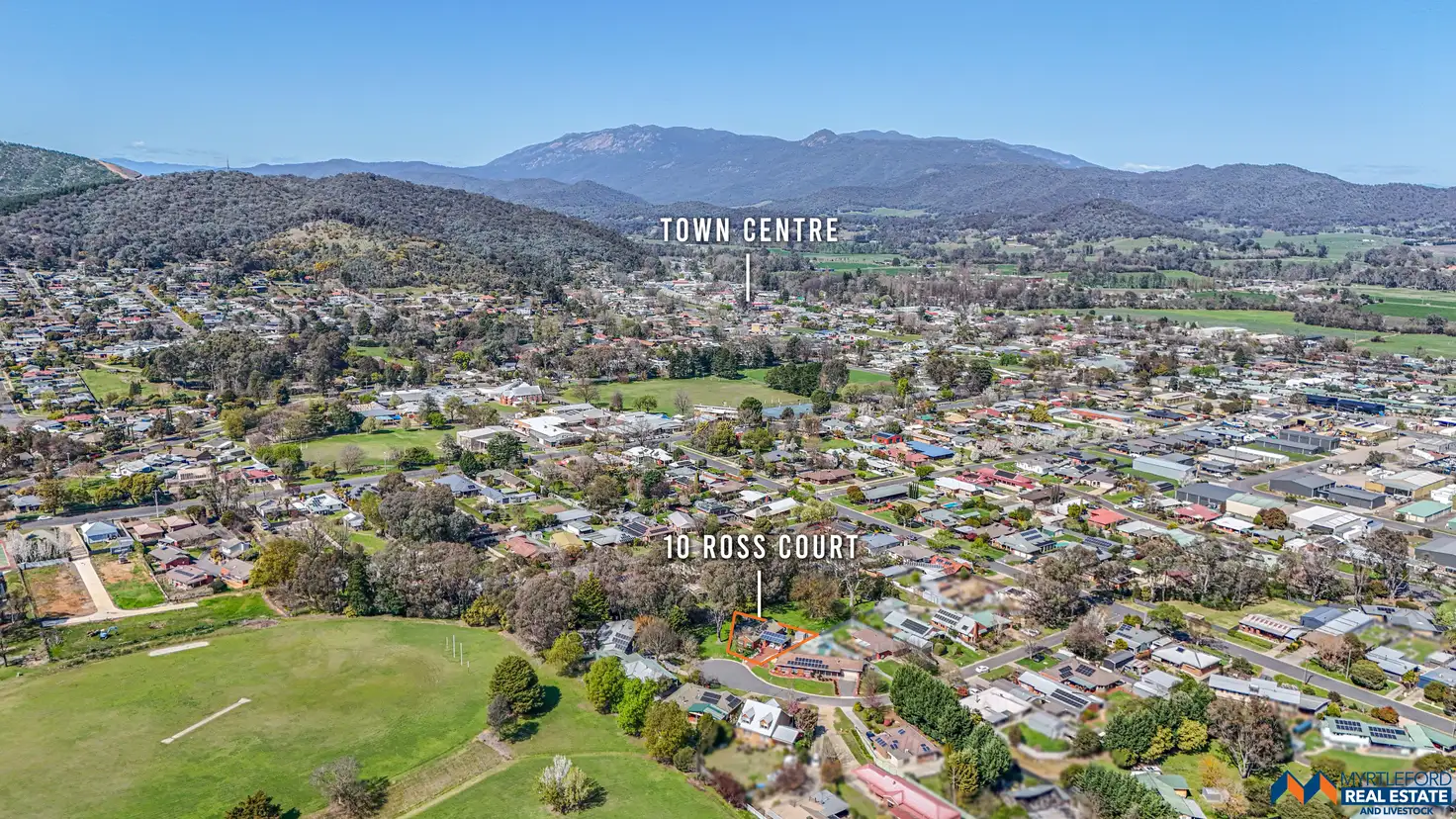 Main view of Homely house listing, 10 Ross Court, Myrtleford VIC 3737
