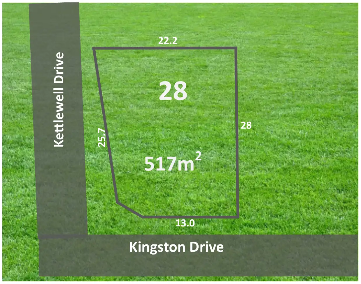 Main view of Homely land listing, 28 Kingston Drive, Lara VIC 3212