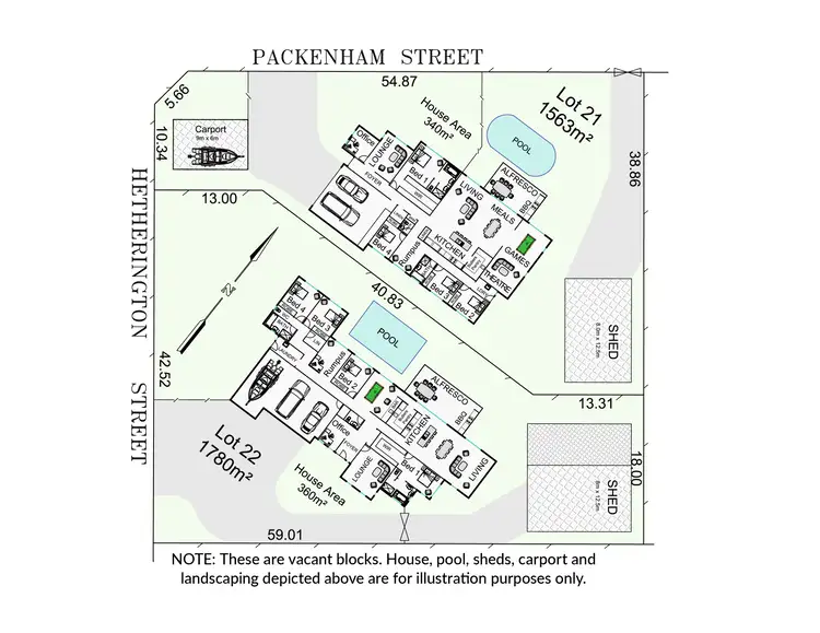 Main view of Homely land listing, Lot 21 & 22 Hetherington Street, Deniliquin NSW 2710