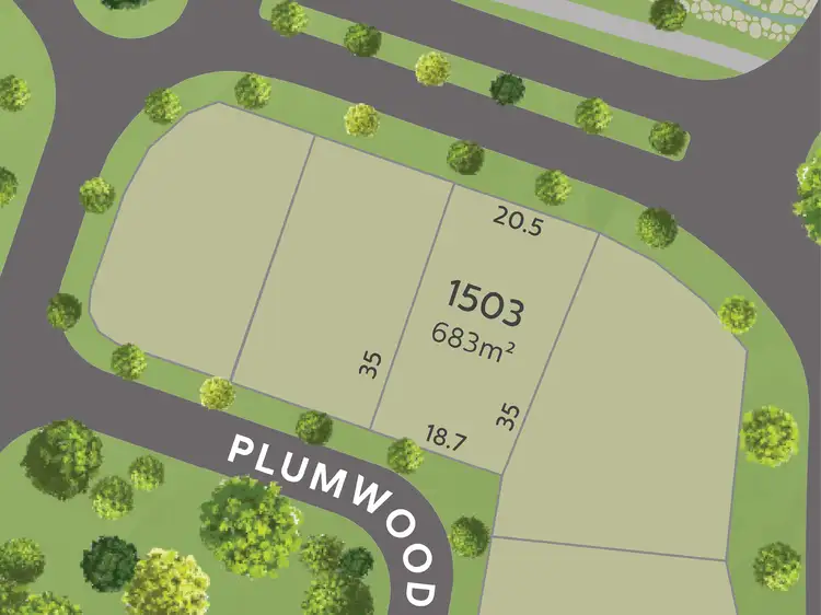 Main view of Homely land listing, Lot 1503 Plumwood Crescent, Mount Low QLD 4818