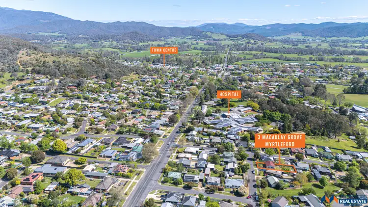 Third view of Homely house listing, 3 Macaulay Grove., Myrtleford VIC 3737