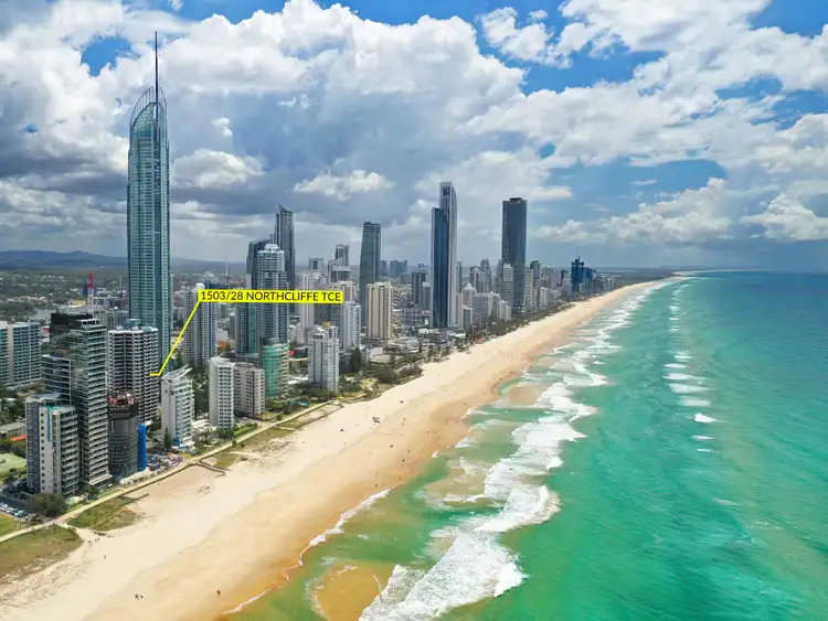 Second view of Homely apartment listing, 1503/28 Northcliffe Terrace, Surfers Paradise QLD 4217