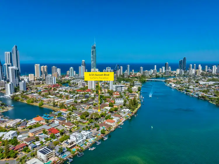 Second view of Homely apartment listing, 3/21 Sunset Boulevard, Surfers Paradise QLD 4217