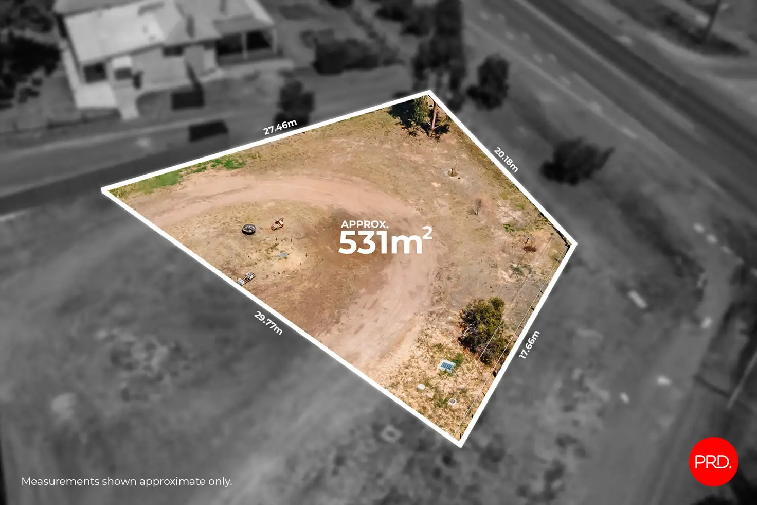 Main view of Homely land listing, 1/718 Midland Highway, Huntly VIC 3551