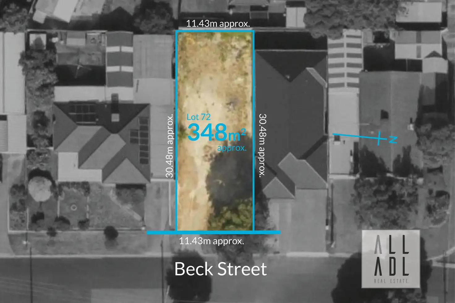 Main view of Homely land listing, LOT 72, 8 Beck Street, Dernancourt SA 5075