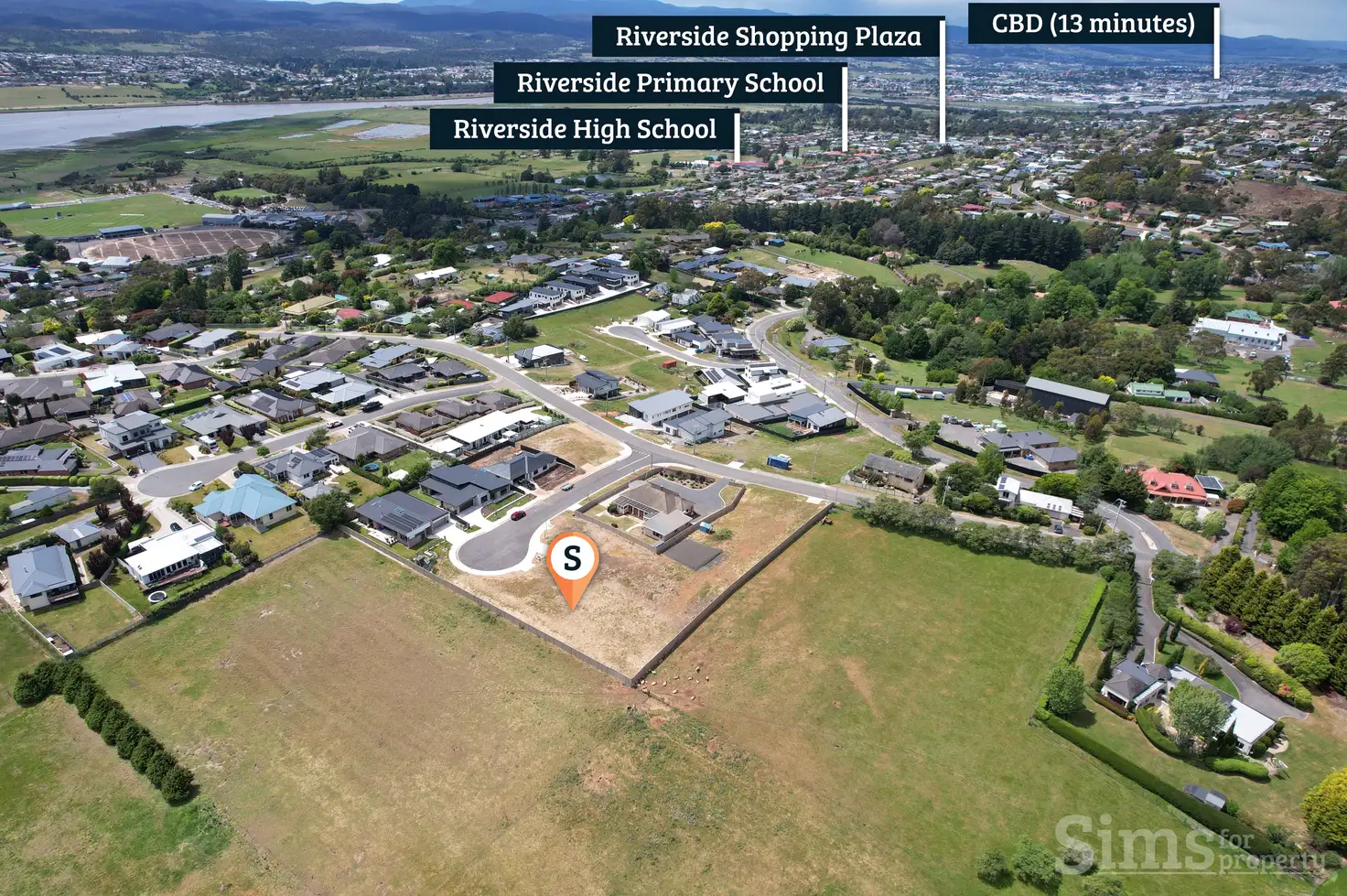 Main view of Homely land listing, 7 Jolinda Place, Riverside TAS 7250