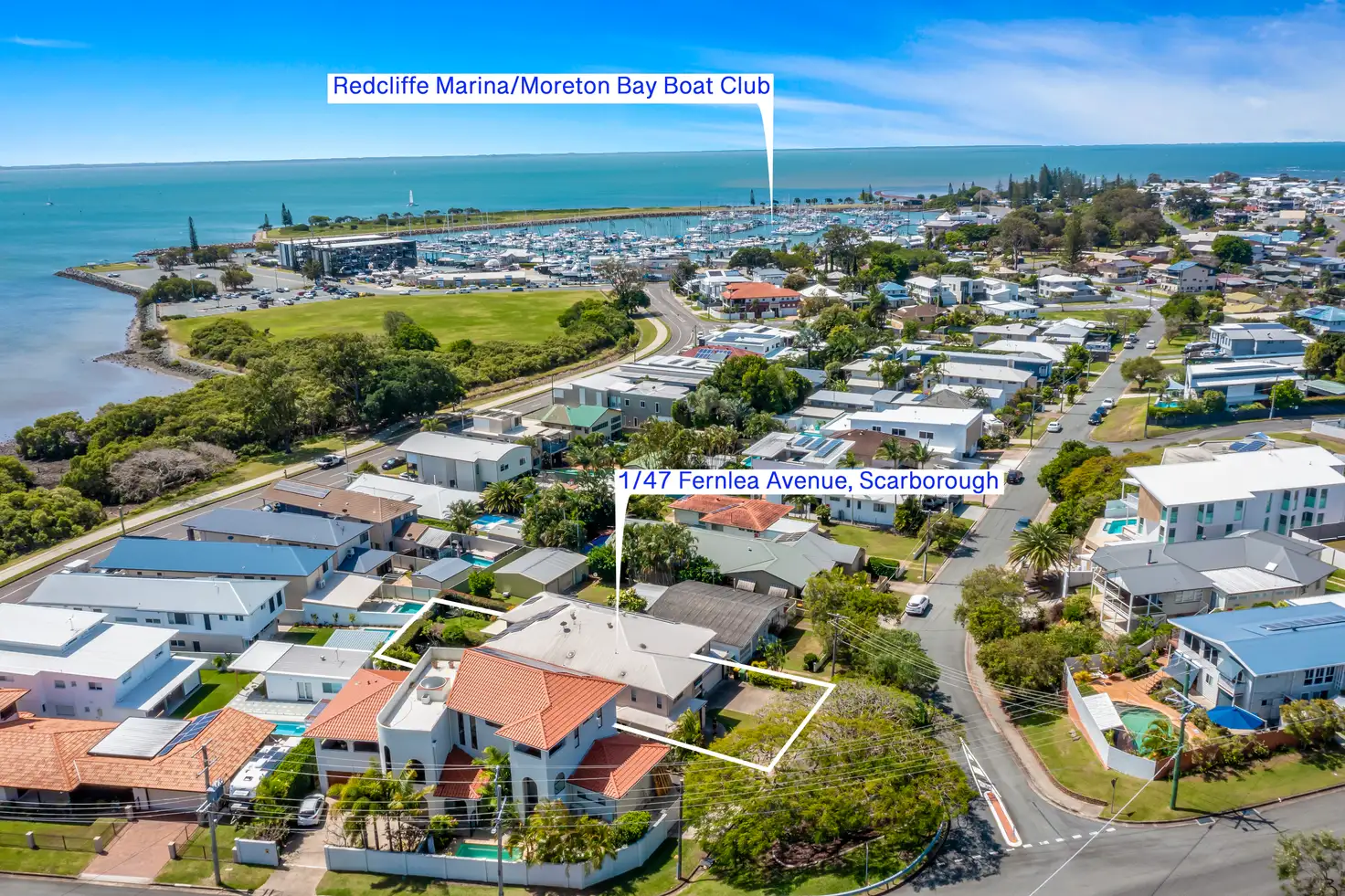 Main view of Homely semi-detached listing, 1/47 Fernlea Avenue, Scarborough QLD 4020