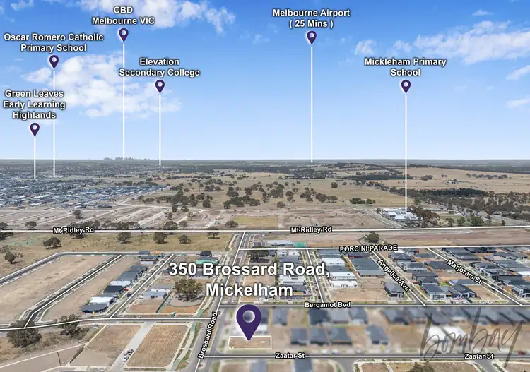 Third view of Homely land listing, 350 Brossard Road, Mickleham VIC 3064