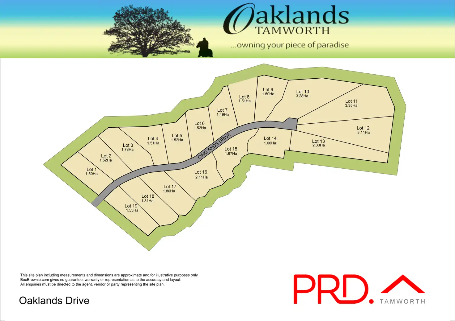 Main view of Homely land listing, Stage 3 Oaklands Estate, Tamworth NSW 2340