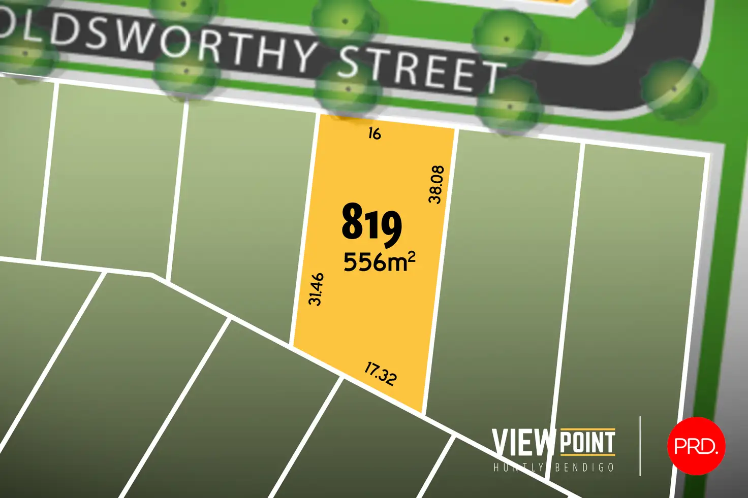 Main view of Homely land listing, LOT 819 Goldsworthy Street, Huntly VIC 3551
