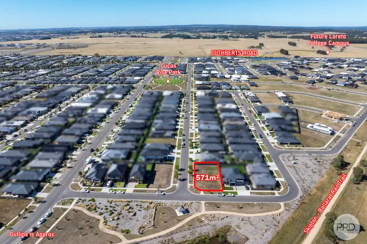 Main view of Homely land listing, 9 Evans Way, Lucas VIC 3350