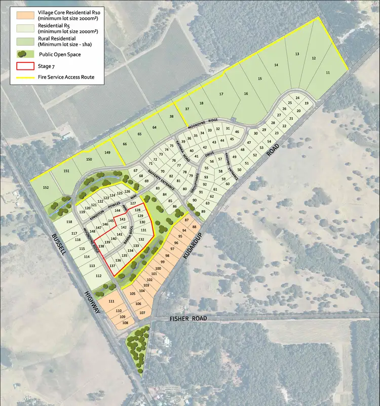 Third view of Homely land listing, LOT 134 Kudardup Heights, Kudardup WA 6290