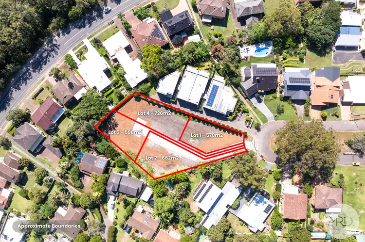 Fourth view of Homely land listing, Lots 1, 2, 3 & 4/274 Corrie Parade, Corlette NSW 2315