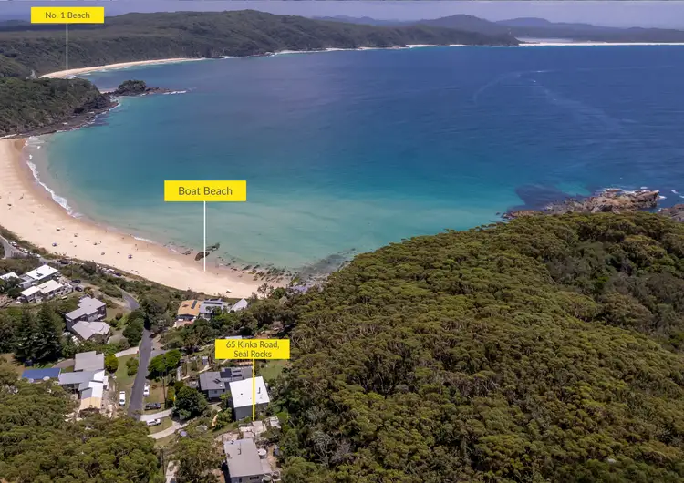 Main view of Homely land listing, 65 Kinka Road, Seal Rocks NSW 2423