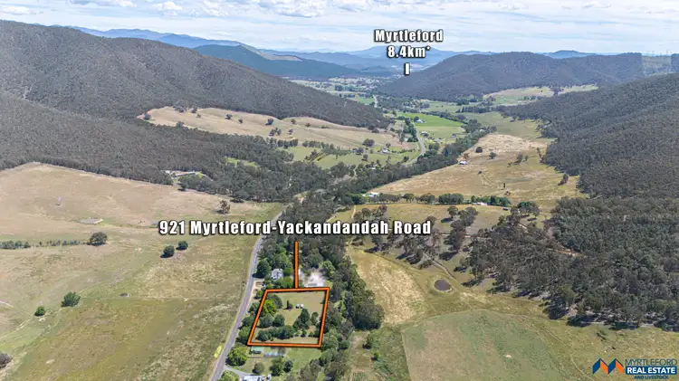 Main view of Homely rural property listing, 921 Myrtleford Yackandandah Road, Myrtleford VIC 3737