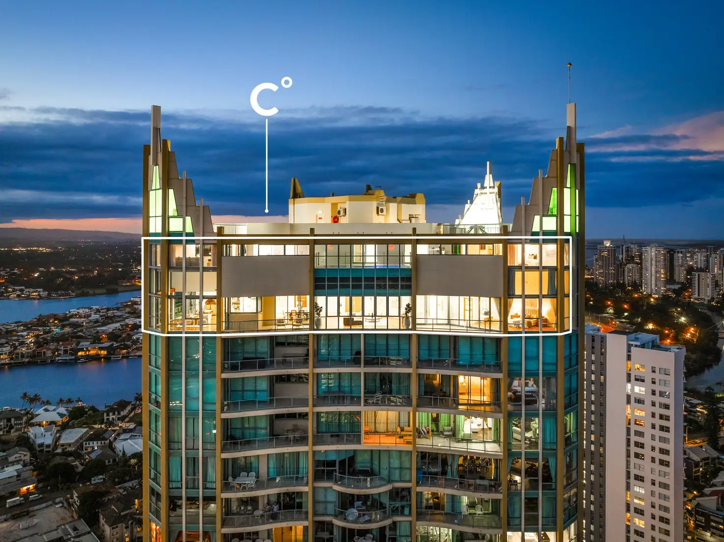 Main view of Homely apartment listing, PENTHOUSE 3902/3400-3420 Surfers Paradise Boulevard, Surfers Paradise QLD 4217