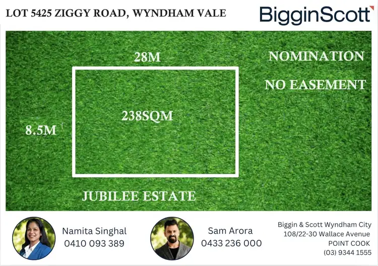 LOT 5425 Ziggy Street, Wyndham Vale VIC 3024