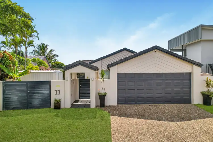 Second view of Homely house listing, 11 Seabreeze Street, Paradise Point QLD 4216